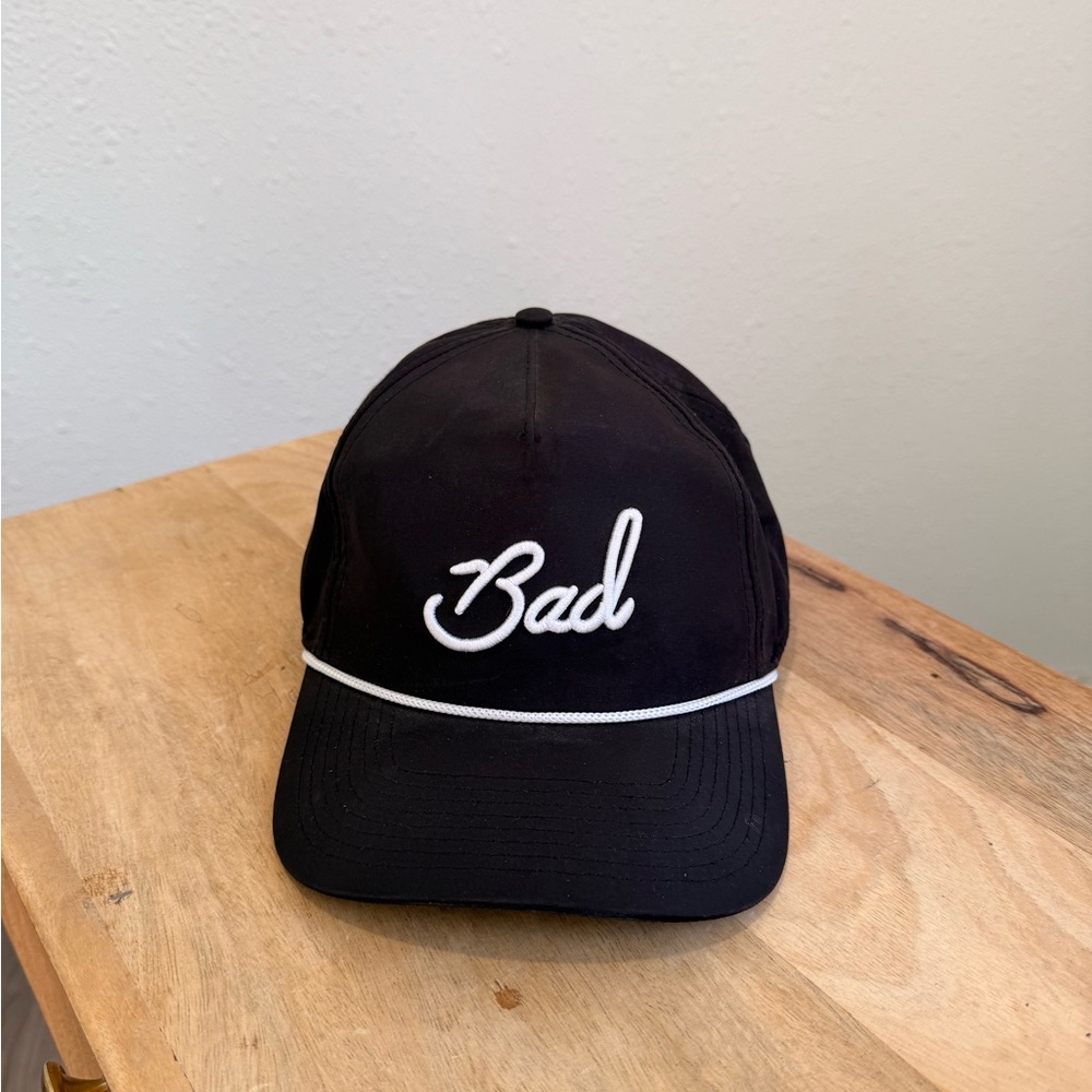 Bad Birdie golf rope black SnapBack hat baseball cap